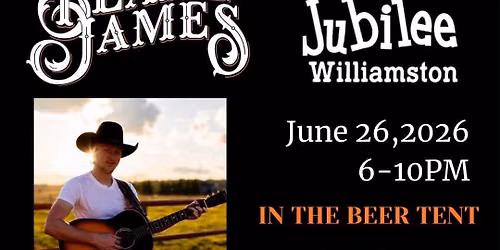 Blake James at Red Cedar Jubliee (Beer Tent)