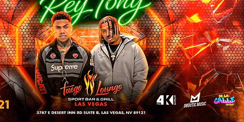 REY TONY Y HELABUSADOR EN LAS VEGAS
