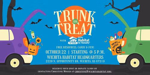 Trunk or Treat w\/ Wichita Habitat! (FREE EVENT) 