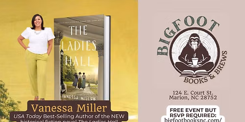 Vanessa Miller returns to Marion to celebrate her new book \u201cThe Ladies Hall\u201d!