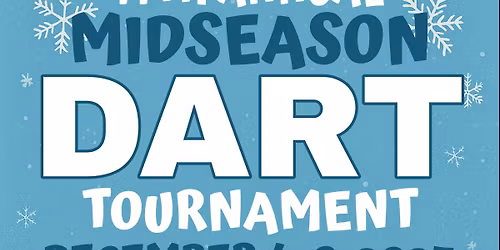 11th Annual Midseason Dart Tournament - Open to Everyone!