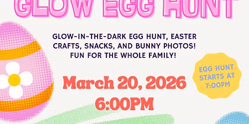 Park After Dark: Glow Egg Hunt @ City Park Community Center