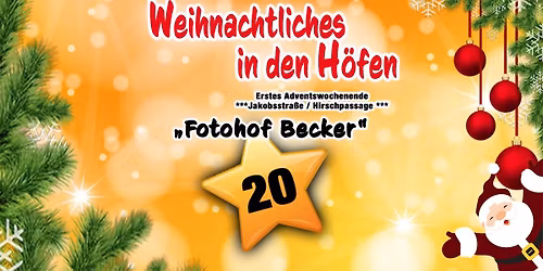 Weihnachtliches in den H\u00f6fen\/ Fotohof in der Hirschpassage