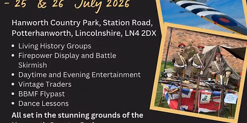 LINCOLNSHIRE 1940S WEEKEND 2026