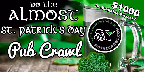 Do The Almost St. Patrick's Day Pub Crawl in Morgantown