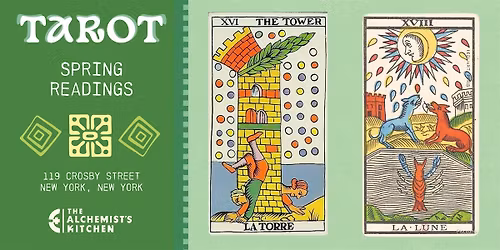 Spring Tarot Readings with Gina Jean @ The Alchemist's Kitchen