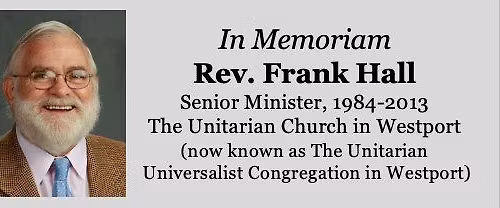 Celebration of Life of Rev. Frank Hall, Minister Emeritus