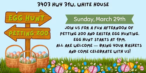 Community Egg Hunt and Petting Zoo