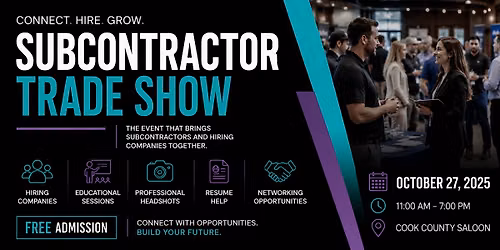 Subcontractor Trade Show & Hiring Expo