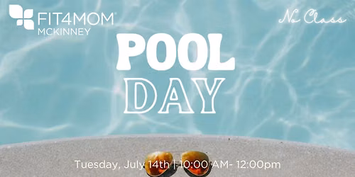 NO CLASS! POOL DAY!