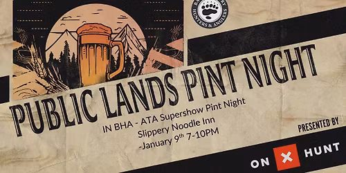 IN BHA Chapter ATA Super Show Pint Night