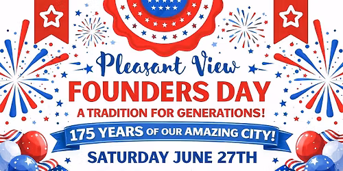 Founders Day 2026!!! Save the date to celebrate 175 Years of our amazing city!