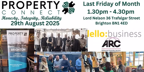 Property Connect Brighton Last Friday networking