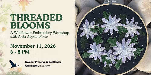 Threaded Blooms: A Wildflower Embroidery Workshop