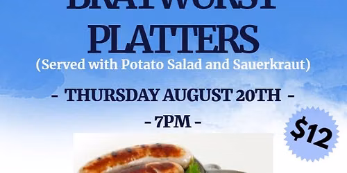 Bratwurst Platter Dinner