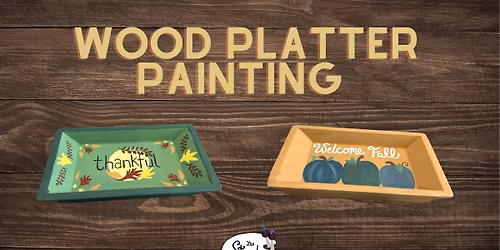 Wooden Platter Painting Workshop