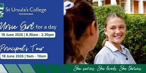 Ursie Girl for a Day \u2014 Your Invitation to Experience Life at St Ursula\u2019s!