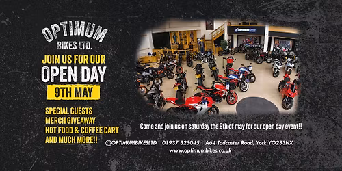 Optimum Bikes Season Open Day!
