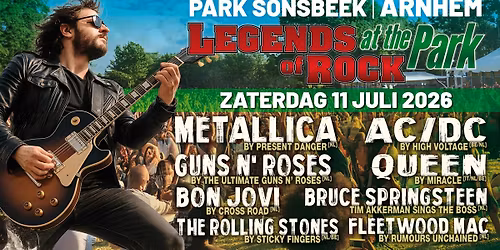 LEGENDS of ROCK at the Park | Festivalterrein De Ronde Weide in Park Sonsbeek in Arnhem
