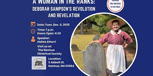 A Woman In The Ranks: Deborah Sampson's Revolution and Revelation