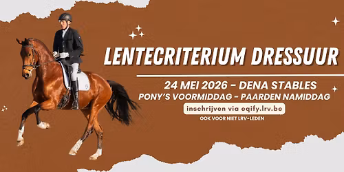 Lentecriterium Dressuur