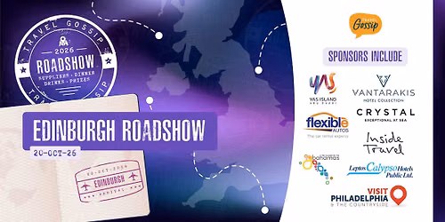 Travel Gossip Roadshow - Edinburgh - Tuesday 20th October
