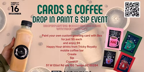 Cards & Coffee - drop in painting + drinks