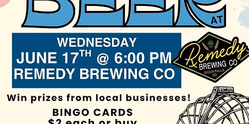 Bingo & Beer at Remedy Brewing!