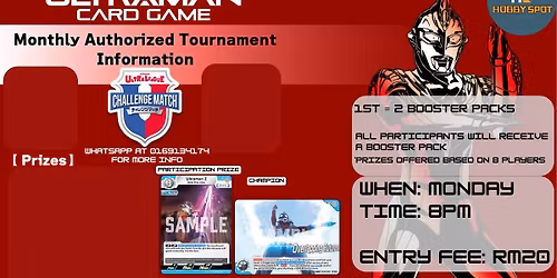 Ultraman Card Game Challenge Match tournament