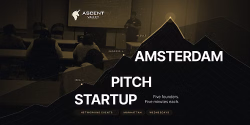 Startup Pitch Events Amsterdam: 5 Founders on Stage
