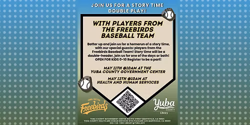 Story Time w\/Players from the Freebirds Baseball Team (HHS)