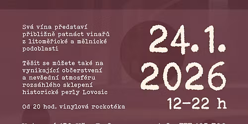 Zimn\u00ed ko\u0161t v\u00edn ve sklepen\u00ed Pfannschmidtovy vily v Lovosic\u00edch 2026