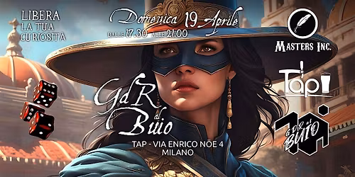 GdR al Buio Milano @ Tap