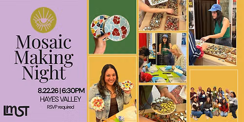 Mosaic Making Night in Hayes Valley
