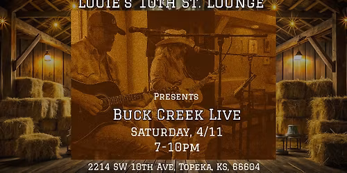 Buck Creek at Louie's 10 St. Lounge 4\/11 (7-10pm)