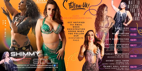 Shimmy Soul New Orleans w\/Zara and Amy Sigil 2026