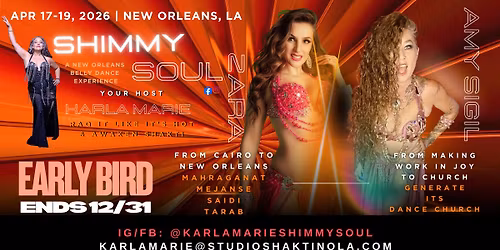 Shimmy Soul New Orleans w\/Zara and Amy Sigil 2026