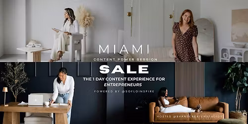 Content Power Session in Miami