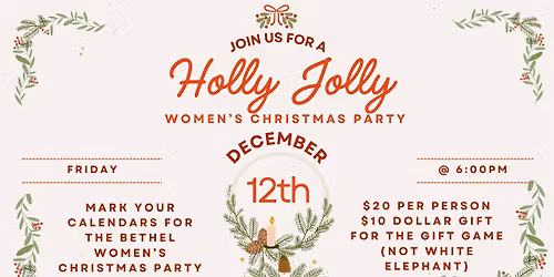 Women's Fellowship Christmas Party