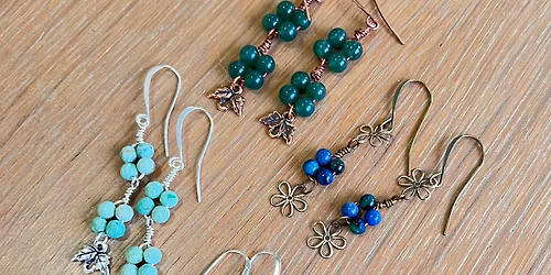 3\/6 4-Leaf Clover Earrings -First Friday Make & Take