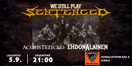 Ehdonalainen & Acoustenced play Sentenced @ Fuusio \/ Nirvana 5.9.