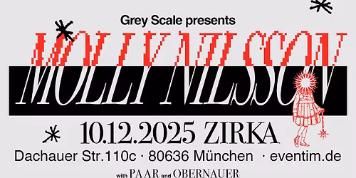 Grey Scale w\/ Molly Nilsson \u2022 ZIRKA \u2022 M\u00fcnchen