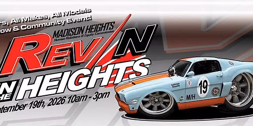 Revin' in the Heights Community Event & Car Show