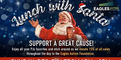 LUNCH WITH SANTA X EAGLES AUSTISM FOUNDATION DINE & DONATE