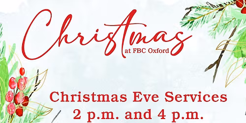 Christmas Eve Worship Services