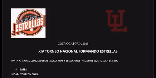 Torneo Nacional Formando Estrellas 2025