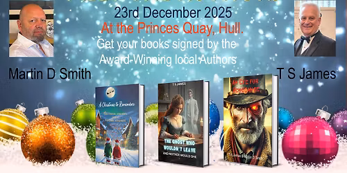 Meet the Award-Winning local Authors at the Princes Quay, Hull