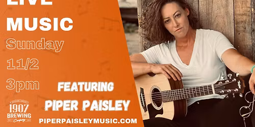 Live Music in the Taproom with Piper Paisley