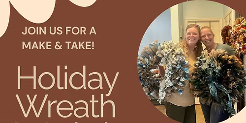 Holiday Burlap Wreath Make & Take