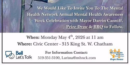 15th Annual Flag Raising for Mental Health Week!